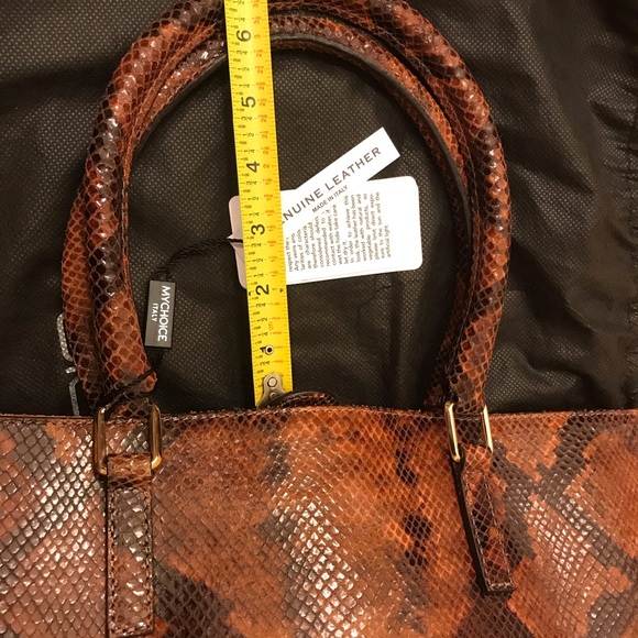 Alberta Di Canio LEATHER TOTE - Made in Italy - Picture 12 of 16